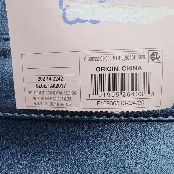 More Than Magic Girls Blue Sequined Zipper Backpack Bag One Size - Picture 5 of 9